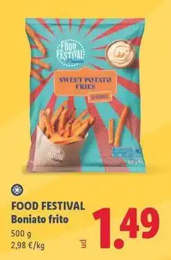 Lidl Boniato frito oferta
