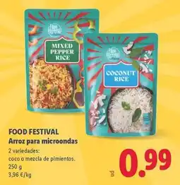 Lidl Arroz para microondas oferta