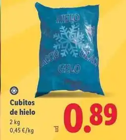 Lidl Cubitos de hielo oferta