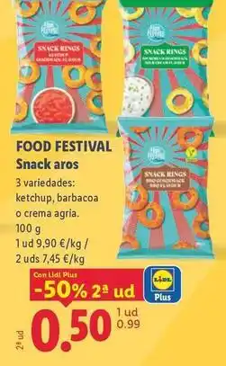 Lidl Snack aros oferta