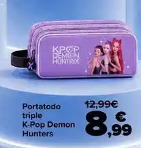 Carrefour Portatodo triple k-pop demon hunters oferta