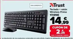 Carrefour Trust - teclado + raton wireless primo oferta