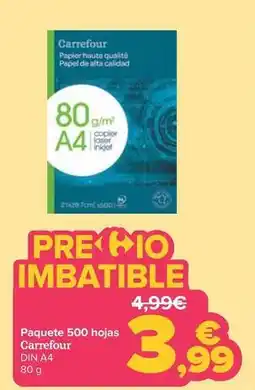Carrefour Carrefour - paquete 500 hojas oferta