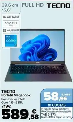 Carrefour Tecno - portatil megabook oferta