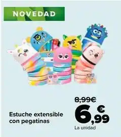 Carrefour Estuche extensible con pegatinas oferta