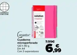 Carrefour Mp - cuaderno microperforado oferta