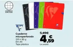 Carrefour Clairefontaine - cuaderno microperforado oferta