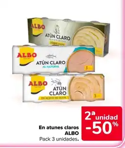 Carrefour ALBO En atunes claros oferta