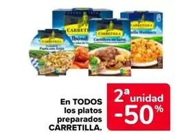 Carrefour CARRETILLA En todos los platos preparados oferta