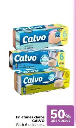 Carrefour CALVO En atunes claros oferta