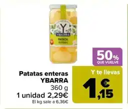 Carrefour YBARRA Patatas enteras oferta