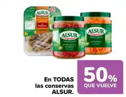Carrefour ALSUR En todas las conservas oferta
