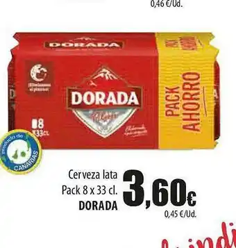 SPAR Lanzarote Cerveza Lata Dorada oferta