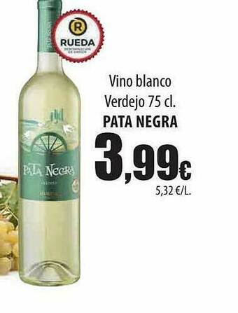 Spar Tenerife Vino Blanco Verdejo Pata Negra oferta