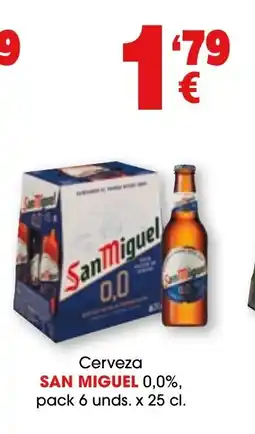 TOP Cash & Carry San Miguel 0,0% Cerveza oferta