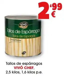 TOP Cash & Carry VIVÓ CHEF tallos de espárragos oferta