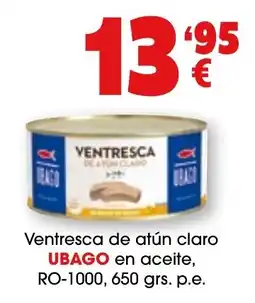 TOP Cash & Carry Ubago ventresca de atun claro oferta