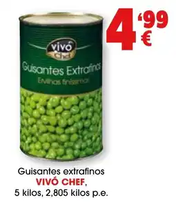 TOP Cash & Carry VIVÓ CHEF guisantes extrafinos oferta