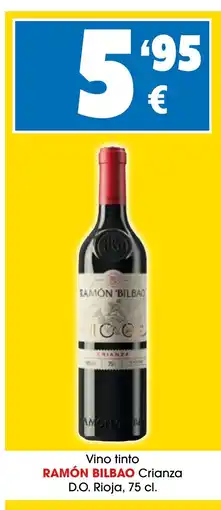 TOP Cash & Carry Ramón Bilbao Vino tinto Crianza D.O Rioja oferta