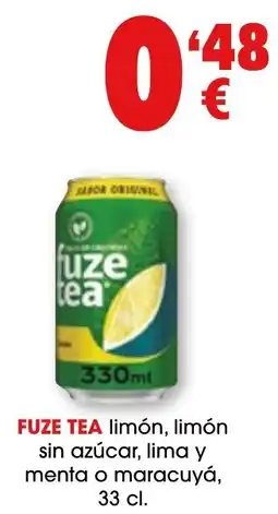 TOP Cash & Carry Fuze Tea limón, limón sin azúcar, lima y menta o maracuyá oferta