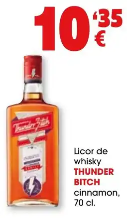 TOP Cash & Carry Thunder Bitch licor de whisky cinnamon oferta
