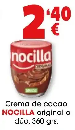 TOP Cash & Carry nocilla crema de cacao original oferta
