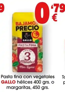 TOP Cash & Carry Gallo pasta fina con vegetales oferta