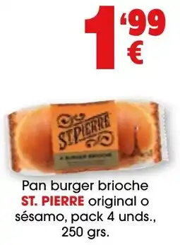 TOP Cash & Carry St Pierre pan burger brioche original o sésamo oferta