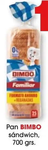 TOP Cash & Carry Pan BIMBO sándwich oferta