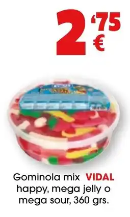 TOP Cash & Carry Vidal Gominola mix happy, mega jelly o mega sour oferta
