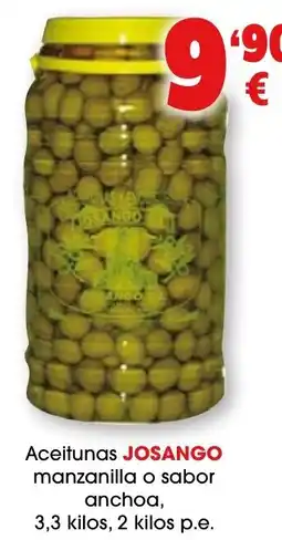TOP Cash & Carry Aceitunas josango manzanilla o sabor anchoa oferta