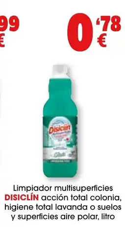 TOP Cash & Carry Disiclin limpiador multisuperficies acción total colonia, higiene total lavanda o suelos y superficies aire polar oferta