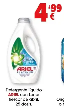 TOP Cash & Carry Ariel detergente liquido con Lenor frescor de abril, 25 dosis. oferta