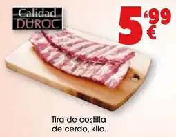 TOP Cash & Carry Tira de costilla de cerdo oferta