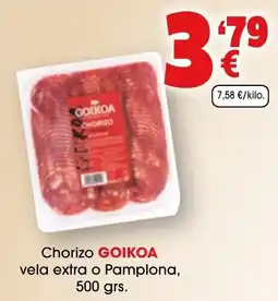 TOP Cash & Carry Goikoa chorizo oferta