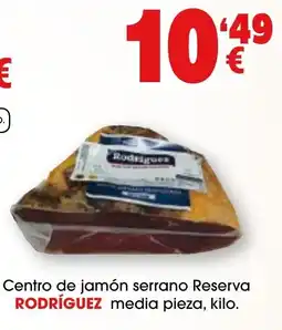 TOP Cash & Carry Rodríguez centro de jamón serrano reserva oferta
