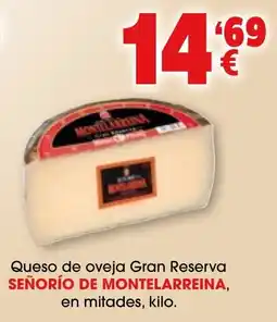 TOP Cash & Carry Señorío de Montalarreina queso de oveja gran reserva oferta