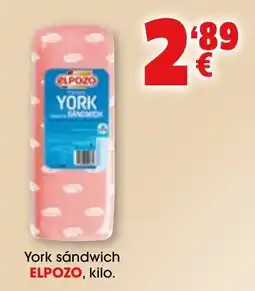 TOP Cash & Carry Elpozo york sandwich oferta