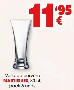 TOP Cash & Carry Vaso de cerveza MARTIGUES oferta