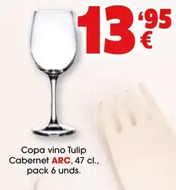 TOP Cash & Carry ARC copa vino tulip oferta