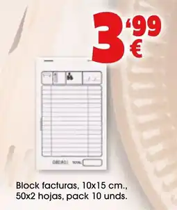 TOP Cash & Carry Block facturas oferta