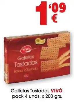 TOP Cash & Carry Vivó galletas tostadas oferta