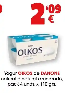 TOP Cash & Carry Oikos yogur natural o natural azucarado oferta