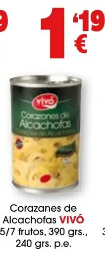 TOP Cash & Carry VIVÓ corazones de alcachofas oferta