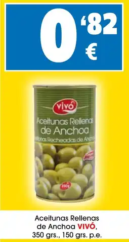 TOP Cash & Carry VIVÓ aceitunas rellenas de anchoa oferta