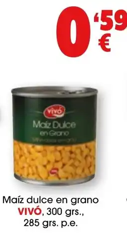 TOP Cash & Carry vivó maíz dulce en grano oferta