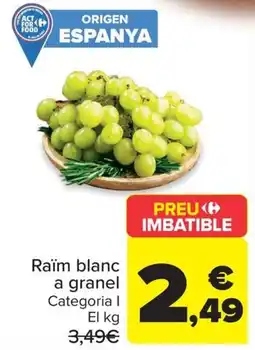 Carrefour Market Raim blanc a granel oferta