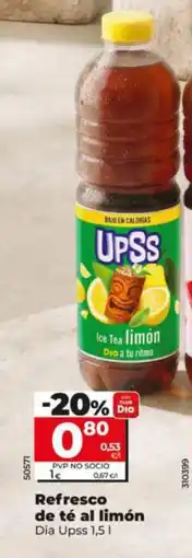 Dia Fresh Dia Upss Refresco de té al limón oferta