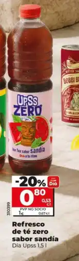 Dia Fresh Dia Upss Refresco de té zero sabor sandia oferta