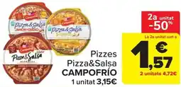 Carrefour Market Pizzas Pizza&Salsa CAMPOFRÍO oferta
